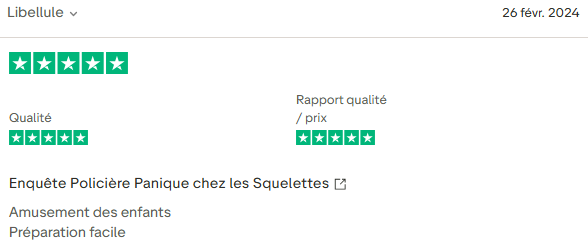 Avis Panique chez les Squelettes